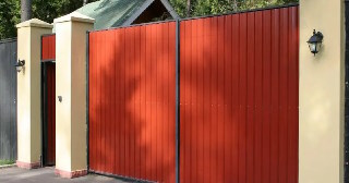 Купить ворота из профнастила Сарапул, цена от 4035 руб.
